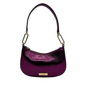 Kate Spade Purple Nine Metallic Shoulder Bag